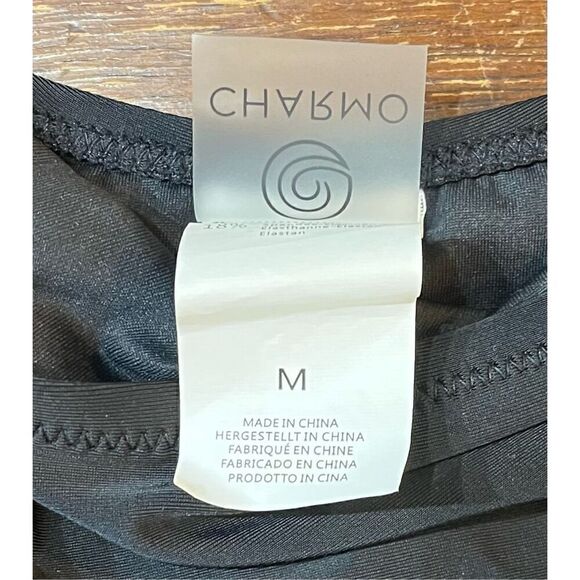 Charmo Womens One Piece Swimsuit Ruched Tummy Control High Cut Backless V Neck - Picture 6 of 6